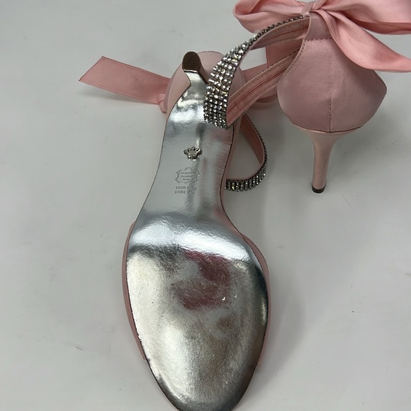 BRAND NEW* Nina Pink Bow tie Heels - Picture 4 of 6